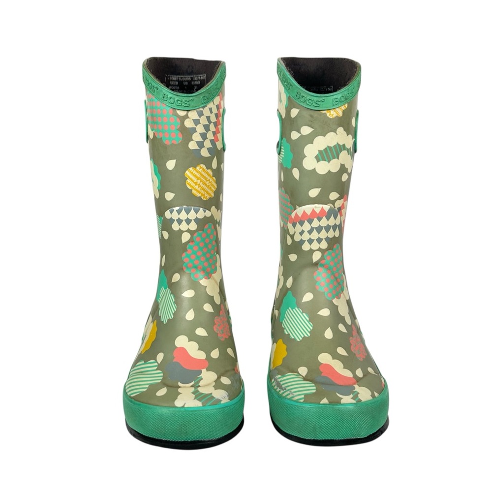 BOGS Pull-on Rubber Rain Boots in rainy day print - Picture 5 of 9